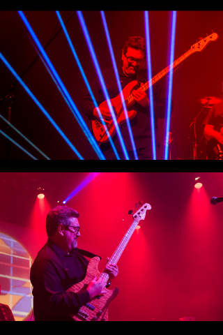 Paul O'Dell playing bass