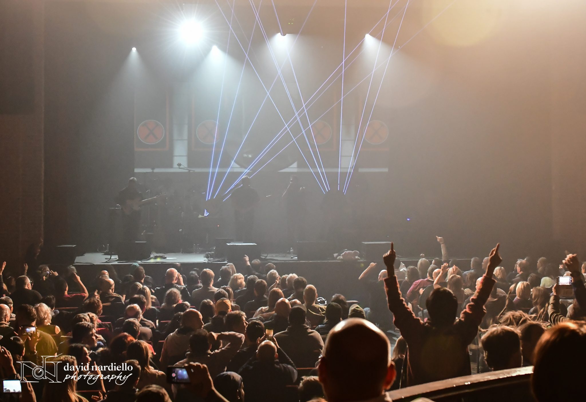 Us And Floyd performing live, seen from the audience